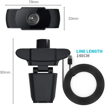 

Original 1080 HD webcam Built-In Microphone Usb Video Web Camera for Computer Network Live Camera free shipping