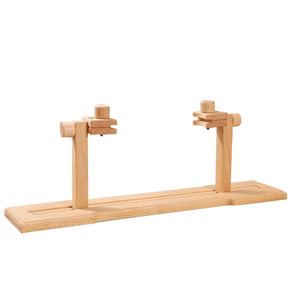 soporte para herramientas de costura Soporte para punto de cruz bricolaje en casa soporte de suelo para agujas de punto de cruz soporte para bordado marco de madera ajustable tamaño grande 