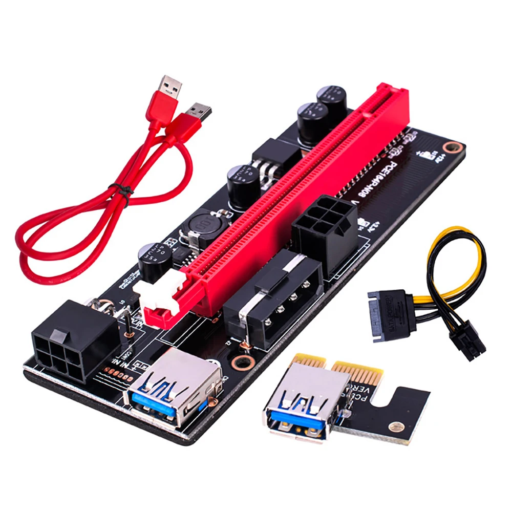 Cable Length: Other Computer Cables 30cm PCI-E Express 1X to 16X USB 3.0 Extender Riser Card PCI-E to USB Adapter with 6Pin Power Cable for Bitcoin Mining BTC Miner Cable Length: Other Computer Cables 30cm PCI-E Express 1X to 16X USB 3.0 Extender Riser Card PCI-E to USB Adapter with 6Pin Power Cable for Bitcoin Mining BTC Miner
