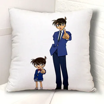

Anime Detective Conan Short Plush Square Pillow Sofa Cushion Large Size Birthday Present Hold pillow Kids Gift Toy A160