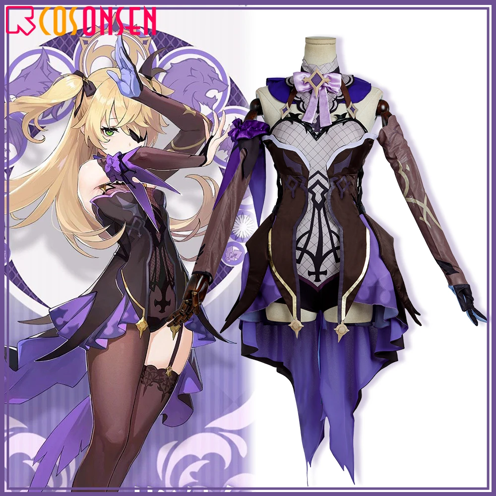 Genshin Impact Fischl Cosplay Costume Amy Investigator Fancy Dress Outfit Cosplayonsen Custom Made Aliexpress