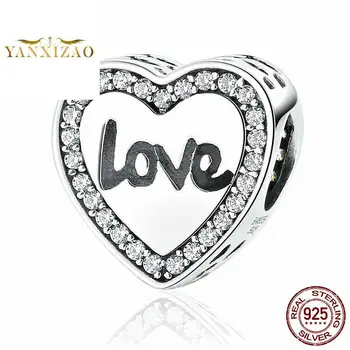 

Eternal love diamond wholesale Diy925 sterling silver original natural stone beads for jewelry making Fit charm pandora bracelet