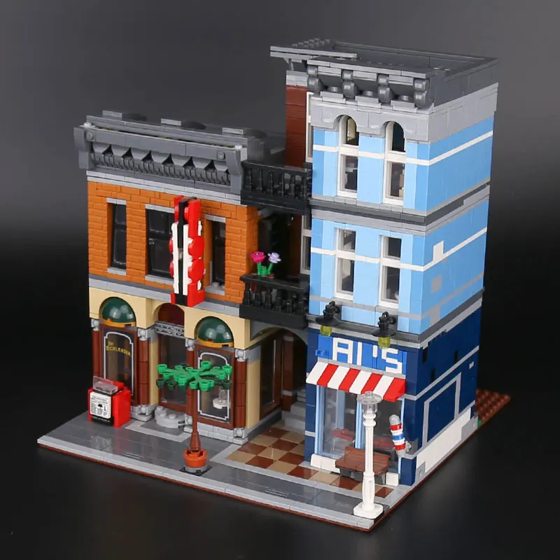 

15011 84011 The Detective Office Street View Creator Series Building Blocks 2262Pcs DIY Educational toys Compatible With 10246