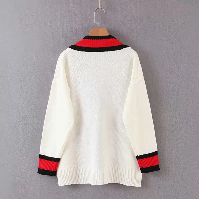 В европейском и американском стиле; Модный кардиган свитер XL48-2043