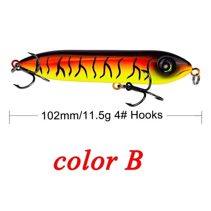 1pcs/lot High Quality Snake head pencil Fishing lures 10cm/11.5g