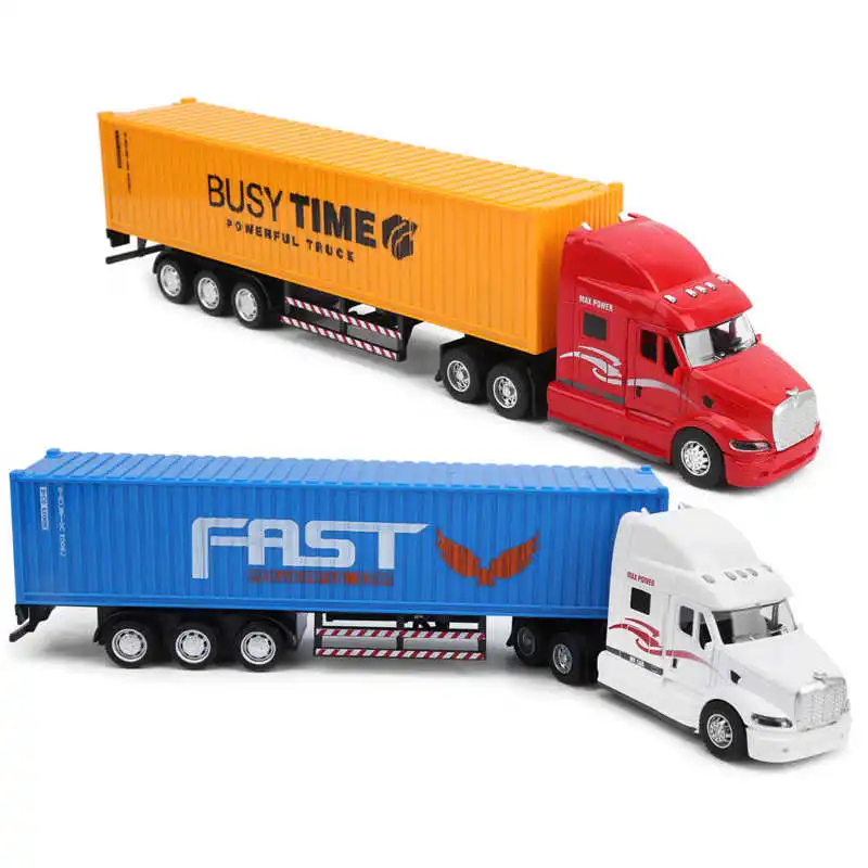 1:48 European Transport Container Alloy Truck Model Car Toy Simulation Car CA