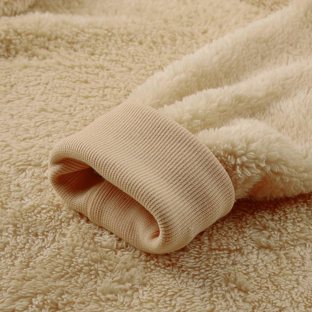 Women Autumn Winter Jacket Coat Hood Luxury Fleece Jacket Fluffy Jackets Overcoat Casual  Plus Size Outwear 822