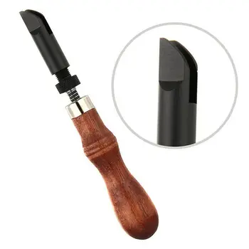 

Working Tools Leather Beveler High quality Metal Wood 15.7cm Leather Craft