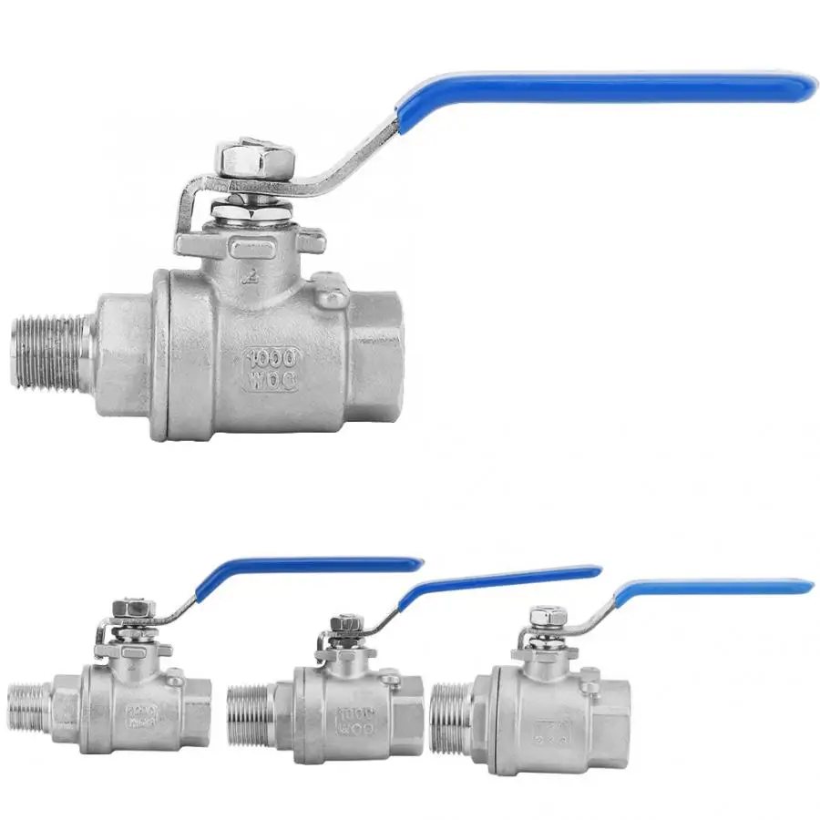 Q11F Двухсекционный Тип 304 женское из нержавеющей стали и мужской шаровой клапан с резьбой электрический клапан плавающий шаровой клапан автоматический поплавок