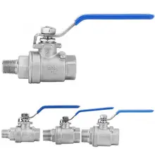 Q11F Двухсекционный Тип 304 женское из нержавеющей стали и мужской шаровой клапан с резьбой электрический клапан плавающий шаровой клапан автоматический поплавок