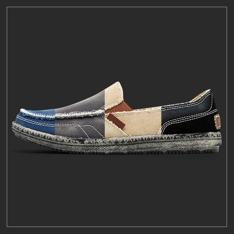 

Damyuan 2020 New Fashion Men Non-Leather Casual Shoes Big Size 46 Slip-on Canvas Cowboy Footwear
