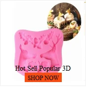 3D череп черепа силиконовые DIY шоколадные конфеты формы вечерние украшения торта Плесень Кондитерские украшения инструменты