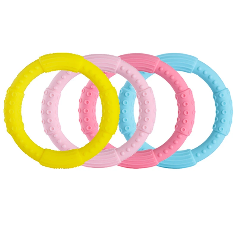 Baby Kauen Beißen Spielzeug für Autismus ADHS Kauen Baby Beißring Ringe Armband Kleinkinder Sensorischen Zahnen Armband Silikon Kinder Geschenke