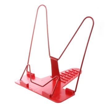 

1 Pcs Portable Foldable Adjustable Bookend Stand Reading Book Stand Document Holder Base Reading Book Shelf Bookend Reading (red