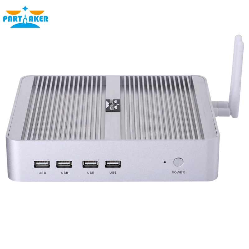 Buen trato Mini pc Intel Core i5 8250U i5 8259U i3 8145U DDR4 Fanelss Windows 10 pro escritorio NVME SSD 12V i5 7200U DDR3L p3KDQEGWe