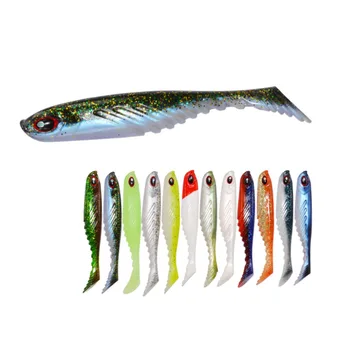

Fishing lure soft bait T-tail soft fish paddle tail fish-shaped fake fish lure insect isca artificial Wobblers lure fishing gear