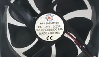

for 12025 cooling fan 12cm DC24v 0.20a AV-12025M24S 2-wire DC Free shipping