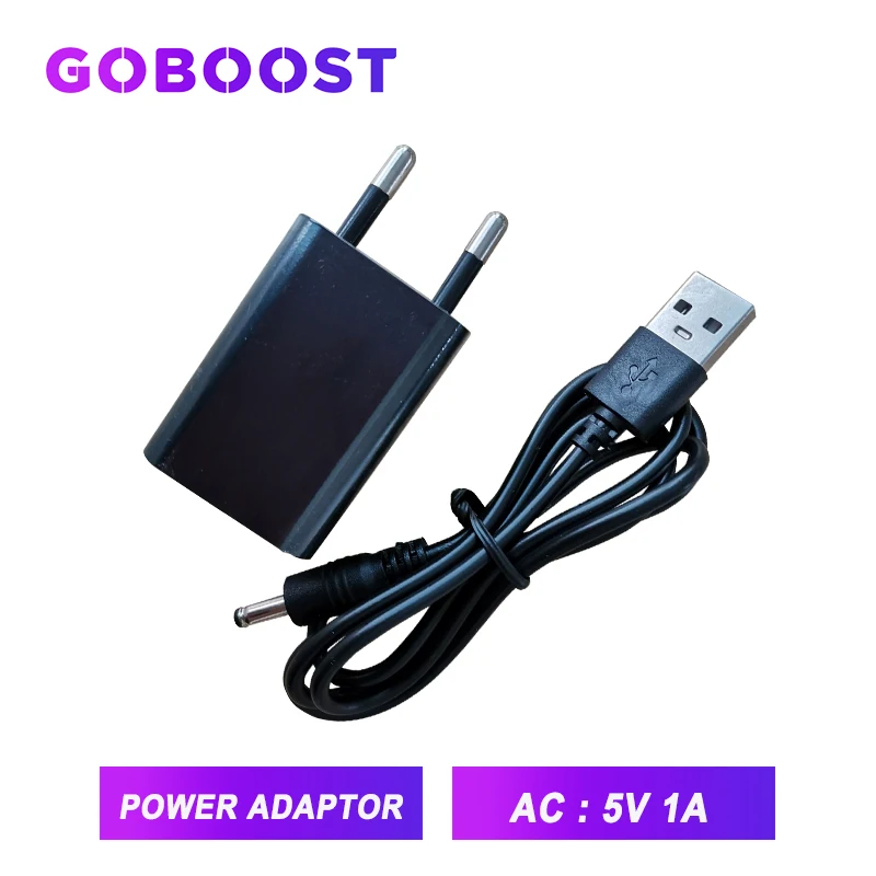 GOBOOST Power supply adapter with USB interface 5V 1A DC 3.5*1.5mm booster monitor etc regulation charger adaptor EU Plug | Электроника