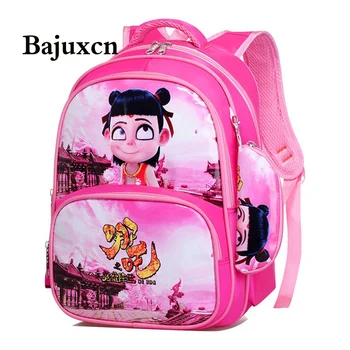 

Trendy cartoon pattern elementary school schoolbag waterproof Oxford cloth travel bag winter new lightweight children's bag