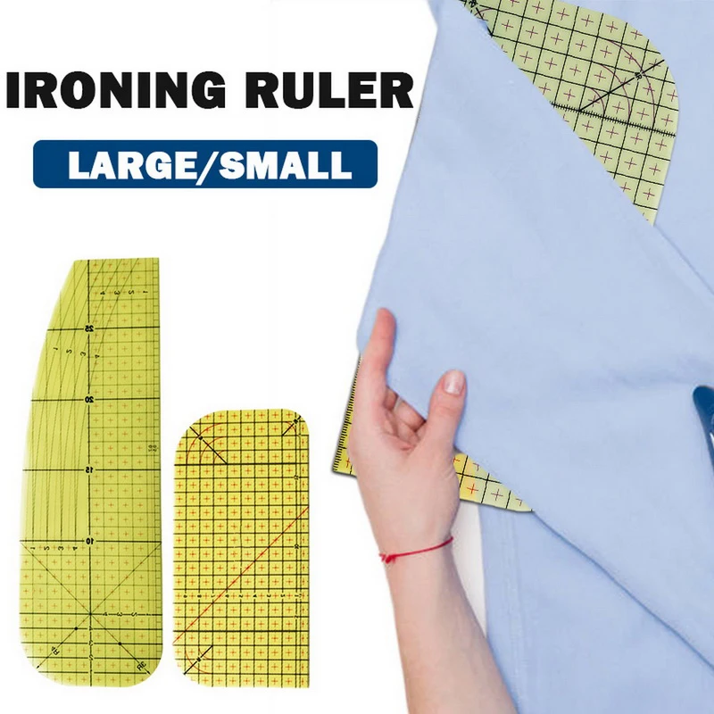 

Ironing Ruler Fabric Measuring Tool Patchwork Tailor Craft Cloth Cutting Ruler Quilting Rule regle de couture Sewing Accessories