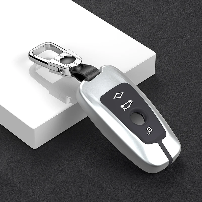 Alloy 3/4 Button Smart Remote Car Key Shell Fob For Bmw Cas4 F 3 5 7 Series E90 E92 E93 X5 F10 F20 F30 F40 Key Case Cover - - Racext™ - BMW REMOTE CONTROLS AND KEYS - Racext 49