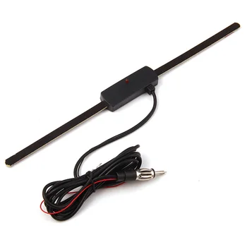 

Car Antenna 12V Power Amplified Car Window Class Interior Mount Stereo Antenna Universal