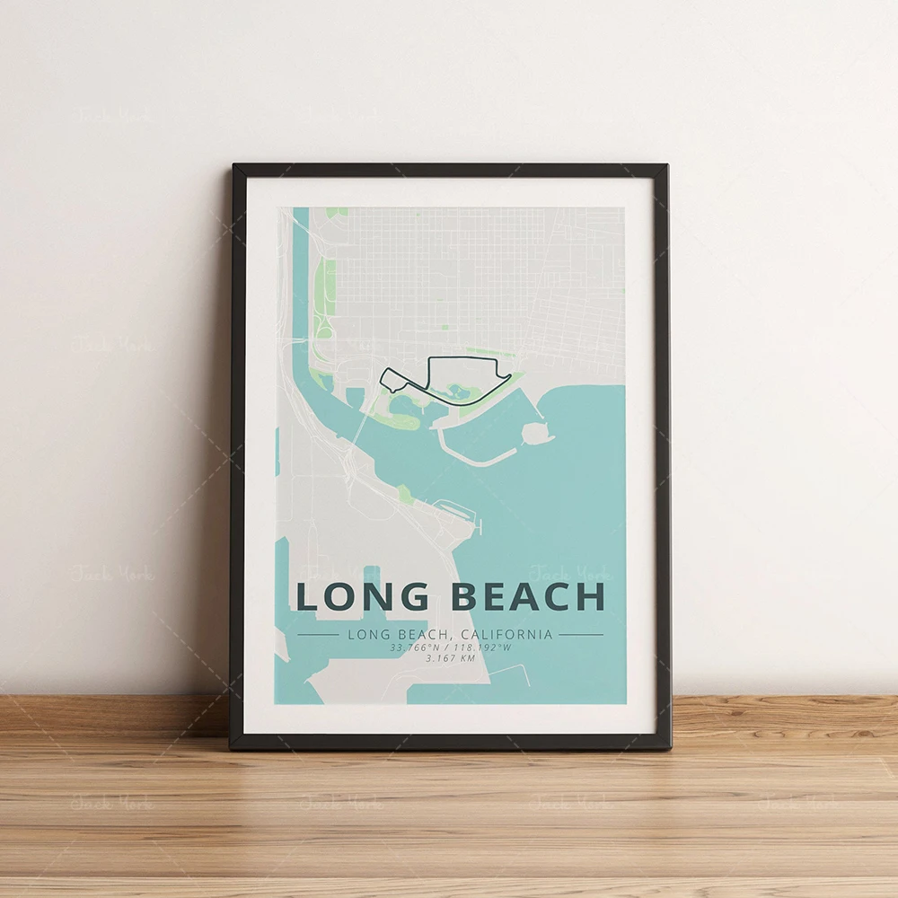 Aggiornato! 2021 Formula 1 Grand Prix Calendario Traccia Mappa Stampa Poster