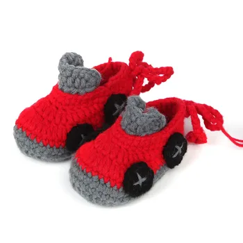 

Infant Boys Girls Shoes Knitting Crochet Buckle Winter Boots Kids Newborn Toddler Walking Shoes B99