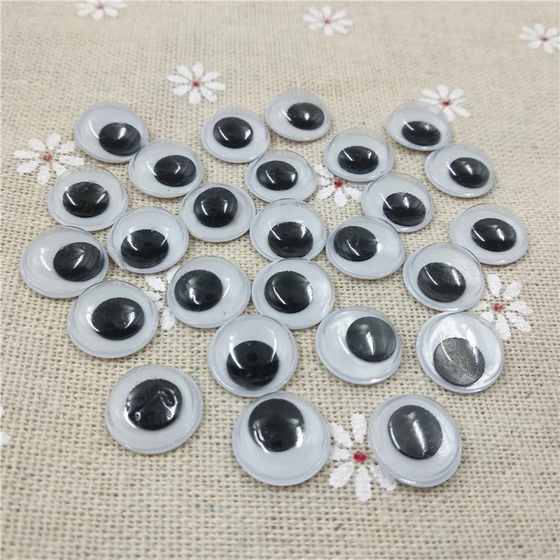 crafts 500pcs/lot Mixed Not Self-adhesive Eyes DIY For Toys Dolls Googly Wiggly Eyeballs Scrapbooking Accessor