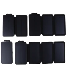 Портативный складной светодиодный двойной USB порты солнечная панель power Bank чехол Зарядное устройство DIY наборы для samsung
