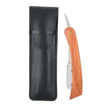 

Shaving Blades Manual Shaving Blade Holder Classical Folding Shaving Knife Rack for Home Salon Use Machine For Shaving