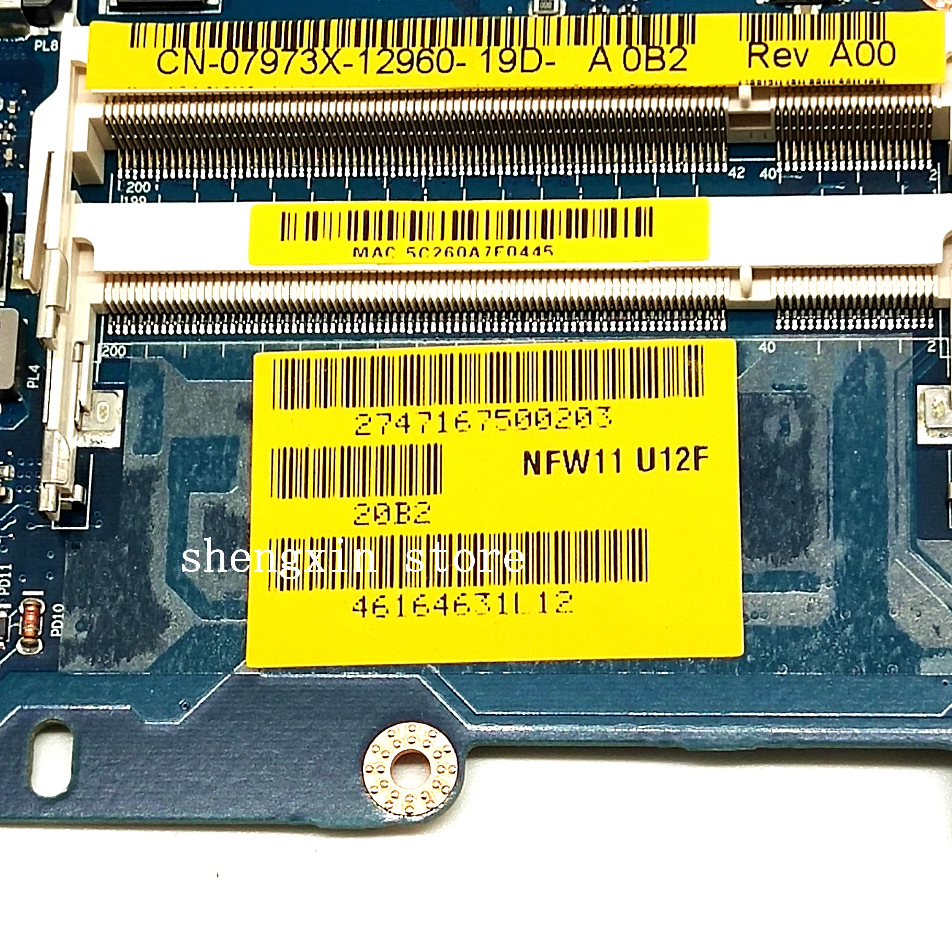 Для DELL 1427 материнской платы ноутбука CN 07973X 7973X KFW11 LA 4841P PM45 тест 100%|Материнские для