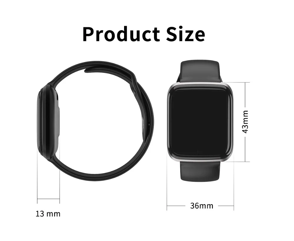 New Smart Watch Heart Rate Blood Monitor Fitness Bracelet Pressure Clock Health Watch Pedometer SmartWatch For IOS Android Phone (12)