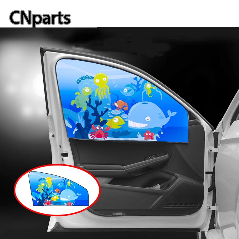 Auto Universal Car Magnetic Window Baby Sunshade Curtain For Toyota Coralla CHR Yaris Nissan Juke Tiida Audi q5 - Цена: 545,74 руб.
