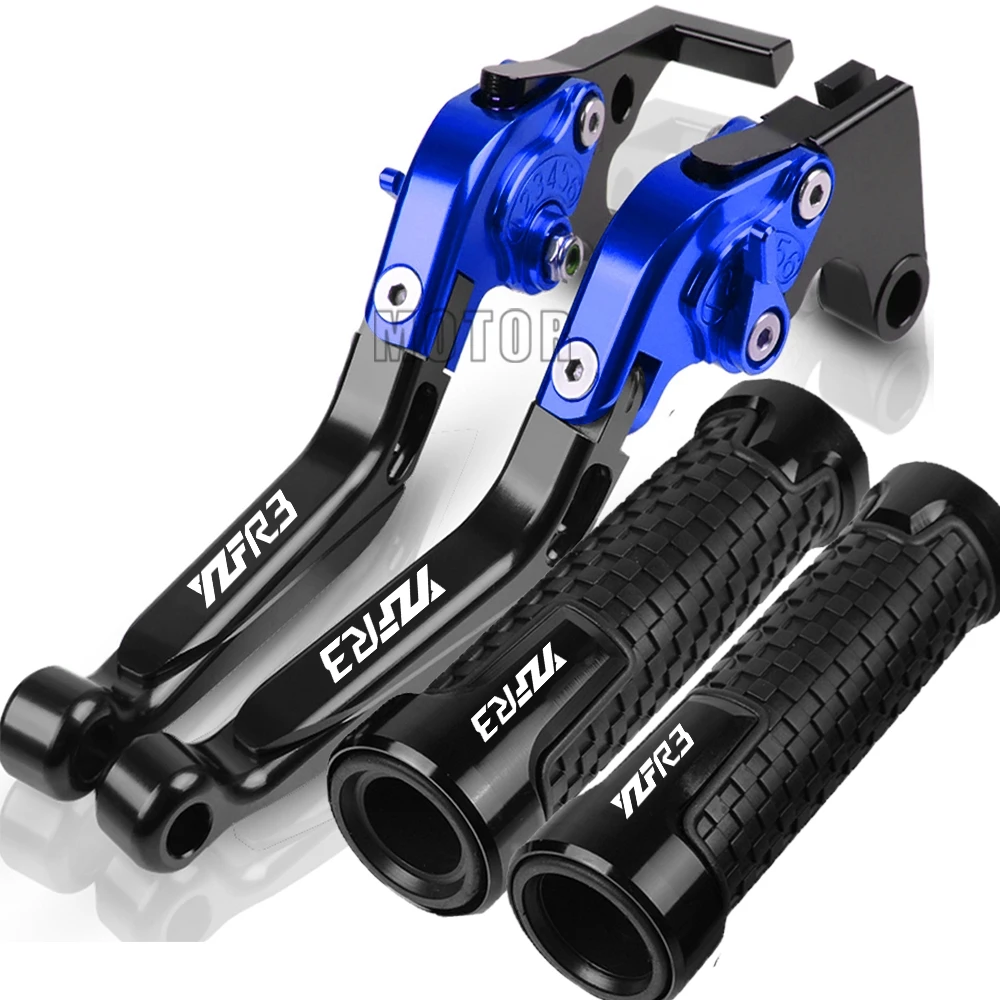 

Adjustable Extendable Folding FOR YAHAMA YZFR3 2015-2020 2019 2018 2017 2016 Motorcycle Brake Clutch Lever Handlebar Grip Handle