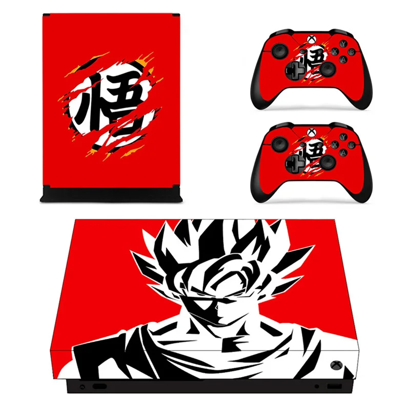 YSX1X1303 Наклейка s Dragon Ball для Xbox One X виниловое покрытие наклейки Стикеры Adesivo для Xbox one X консоли пульта дистанционного управления скины - Цвет: YSX1X1303