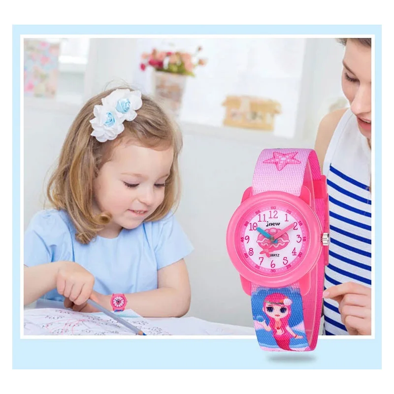 

TurnFinger Creative Woven Strap Series Waterproof Children's Quartz Watch Cute Cartoon Pattern Student Fashion Luxury Hot Sale