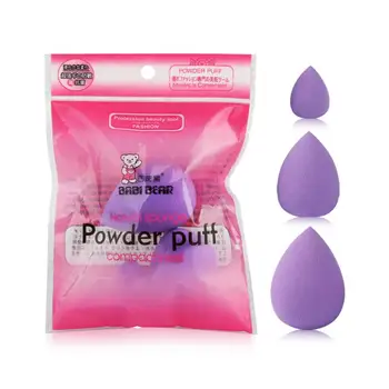 

MAANGE 3Pcs Set Puff Makeup Sponge Face Liquid Foundation Smooth Sponge Cosmetic Puff Cucurbit Water Drop Shape Puff Gifts TSLM1