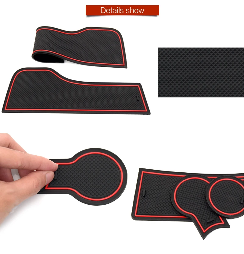 Gate slot pad For Mercedes Benz A200 Accessories Anti-Slip Mat 2019-2020 Red Gate slot pad For Mercedes Benz A200 Accessories Anti-Slip Mat 2019-2020 Red