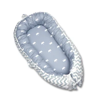 

Portable bionic design foldable crib in crib breathable and sweaty 3D mesh cloth sleeping bed uterine bed bionic bed