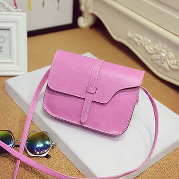 

Women's Retro Fashion Small Crossbody Bag Solid Color Fashion Messenger Bag Envelope Bag Soft PU Leather Mini Shoulder Bag
