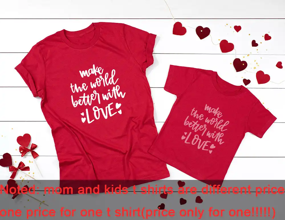 Mommy And Me Valentine Shirts Mother Son And Daughter Matching