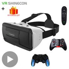 VR Shinecon G06B 3 D шлем Viar 3D очки Виртуальная реальность гарнитура шлем очки линзы для телефона смартфон кино очки комплект