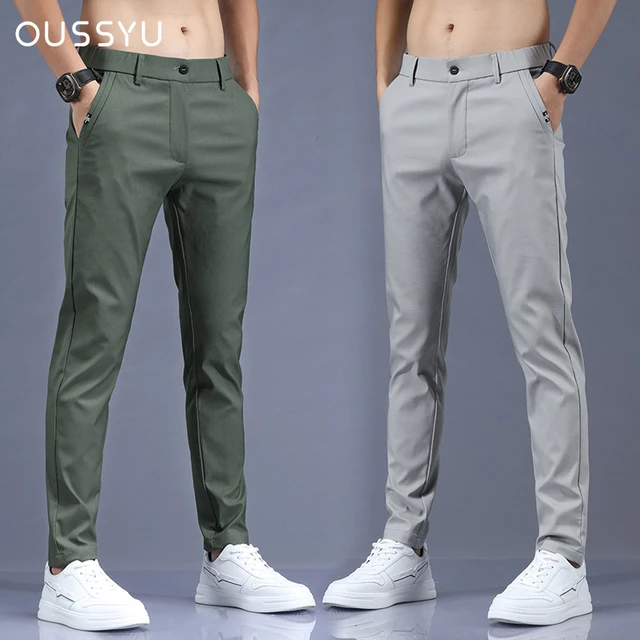 Grey Pants For Men Mens Autumn And Winter High Street Fashion Leisure Loose  Sports Running Solid Color Lace Up Pants Sweater Pants Trousers -  Walmart.com