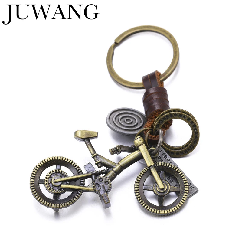 

Bronze Bicycle Men key ring keychain For Men Women KeyRing Car Auto Bag Key Chain Accessory Couple Gift