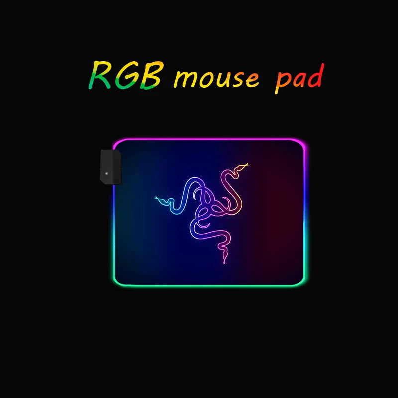 Computer Gamer Mousepad razer Game Rubber lock-edge Mouse Mat Big Mause Pad PC RGB Gaming Mouse Pad Laptop Keyboard Desk Carpet