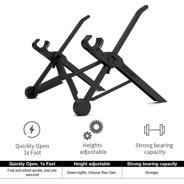 NEXSTAND K2 Laptop Stand Folding Portable Laptop Stand Viewing Angle Height Adjustable Bracket Laptop Accessories Notebook Stand 3