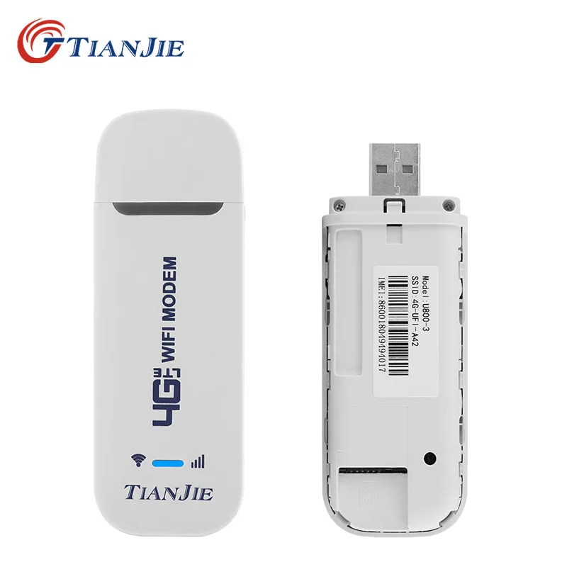 Tianjie Nuovo Arrivo 4G Usb Wifi Modem Cat4 150Mbps Qualcomm Chipset Dongle Router Per Auto Con Slot Per Schede Sim