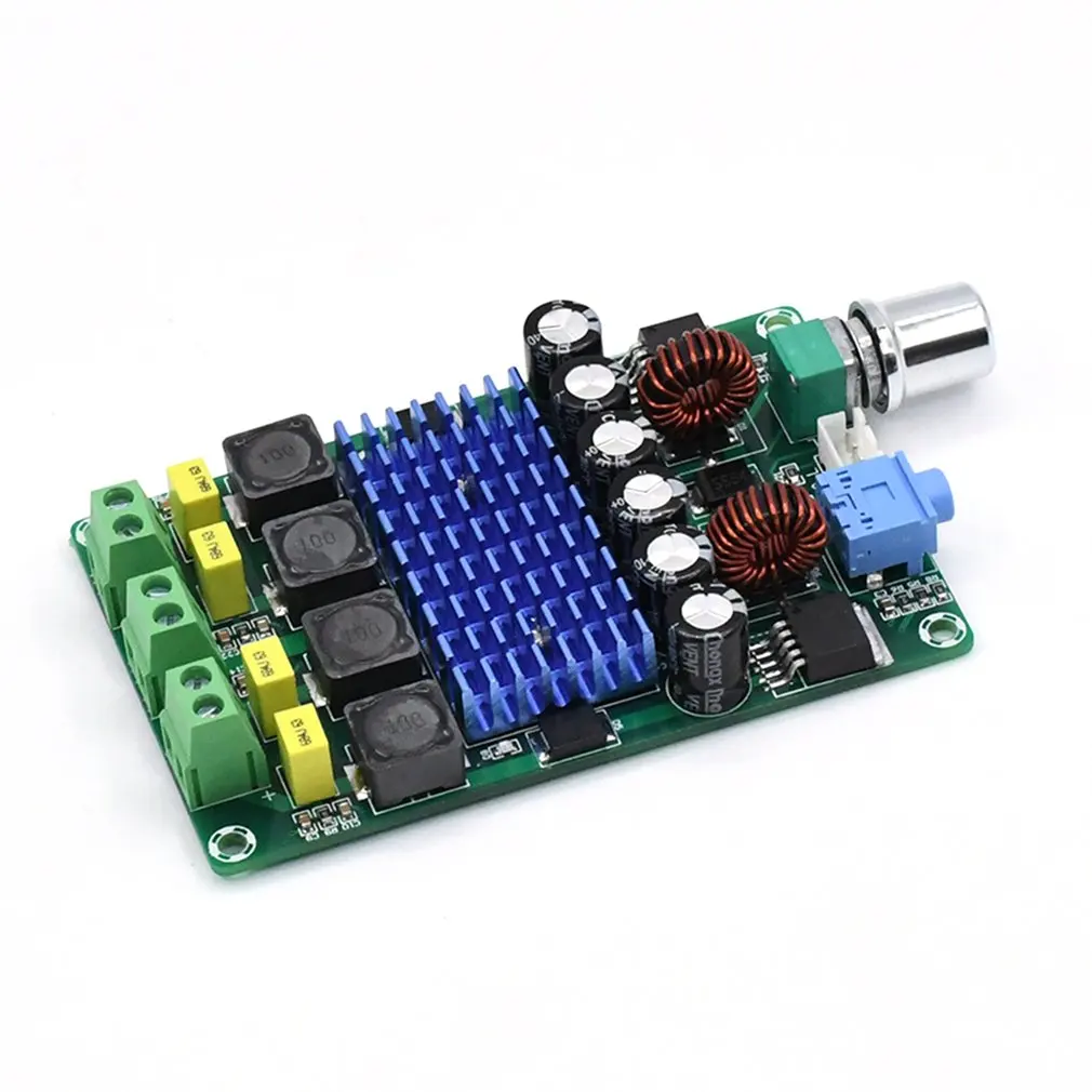 

XH-M643 50W*2 TPA3116D2 digital power amplifier board XL6019E1 Dual Channel Automatic Boost Amplifiers DC 12-24V