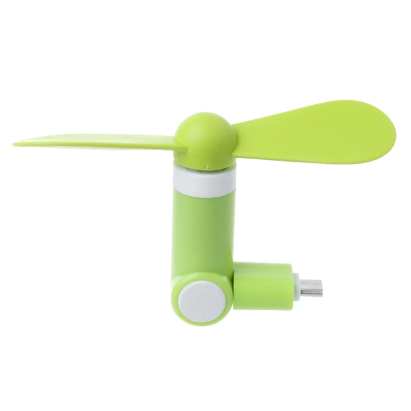 Вентилятор с поворотом на 180 градусов Micro USB для телефонов Samsung Xiaomi Huawei Android